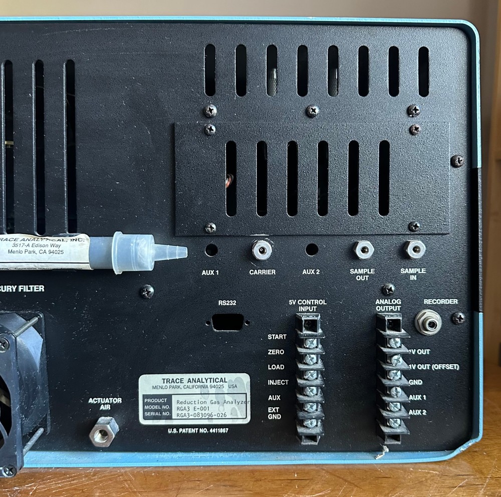 Trace Analytical Model RGA3 E-001 Reduction Gas Analyzer