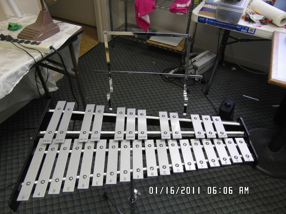 Pearl Xylophone Percussion Band Student Practice Case 30-Key Bundle Set