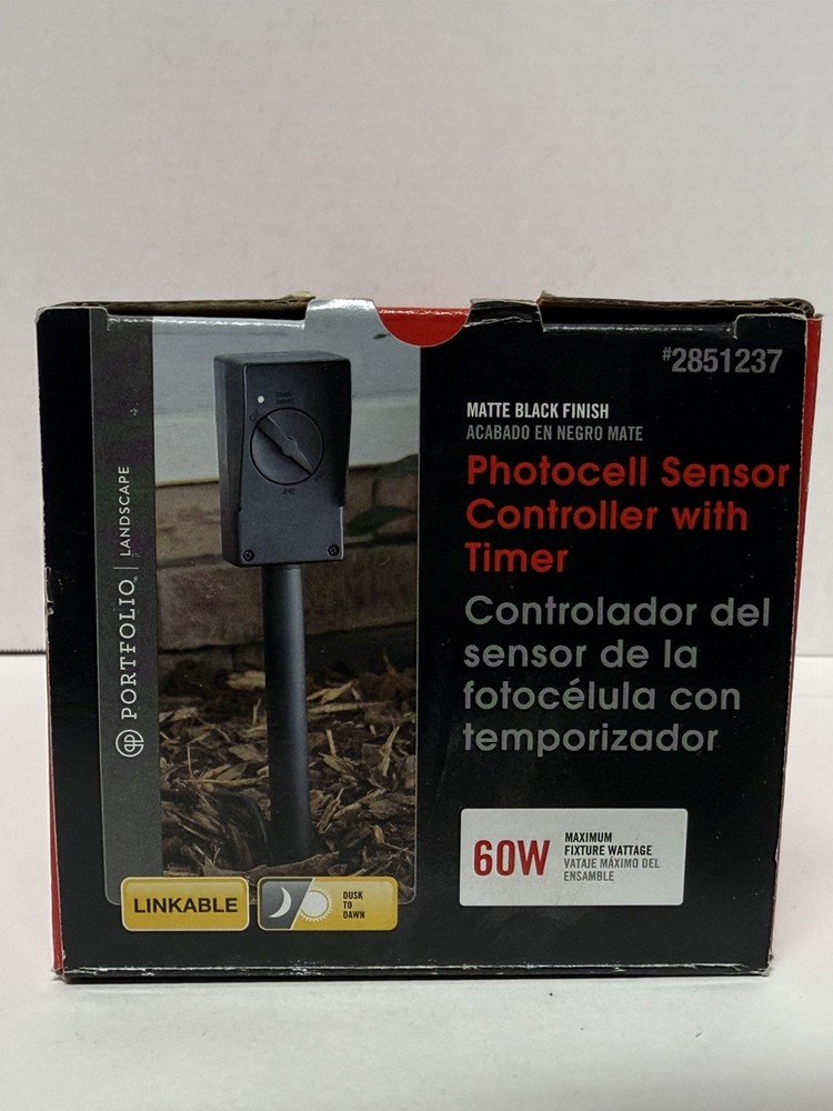 Portfolio landscape photocell sensor controller with timer-Lighting Dusk-to-dawn