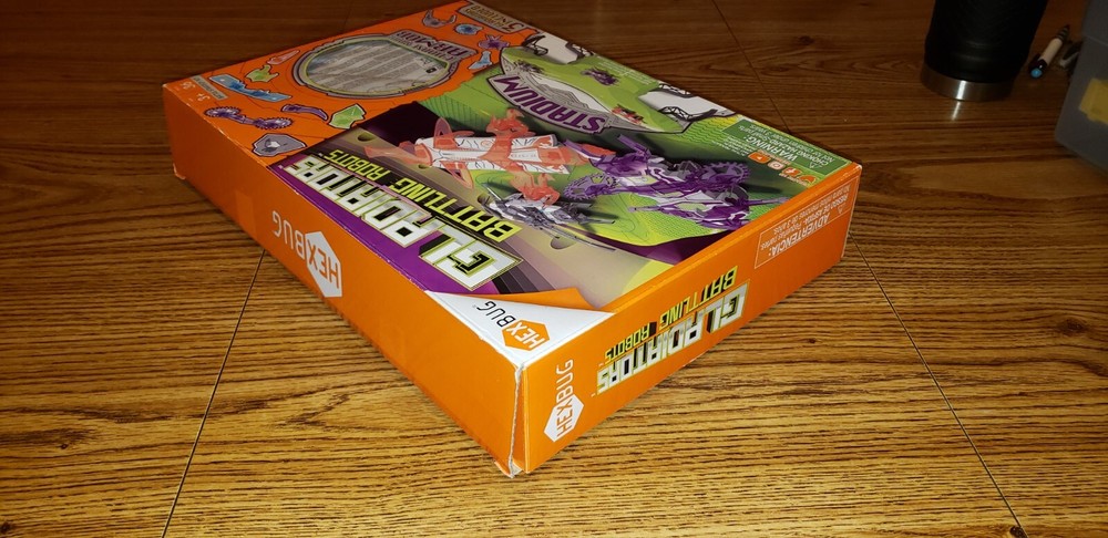 HEXBUG Gladiators Battling Robots Stadium Gladiators Included incomplete
