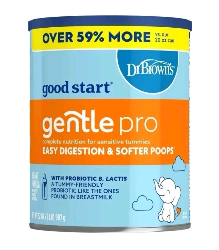 4 cans Good Start Dr. Brown’s Gentle Pro Baby Powder For Sensitive 32 Oz 04/2026
