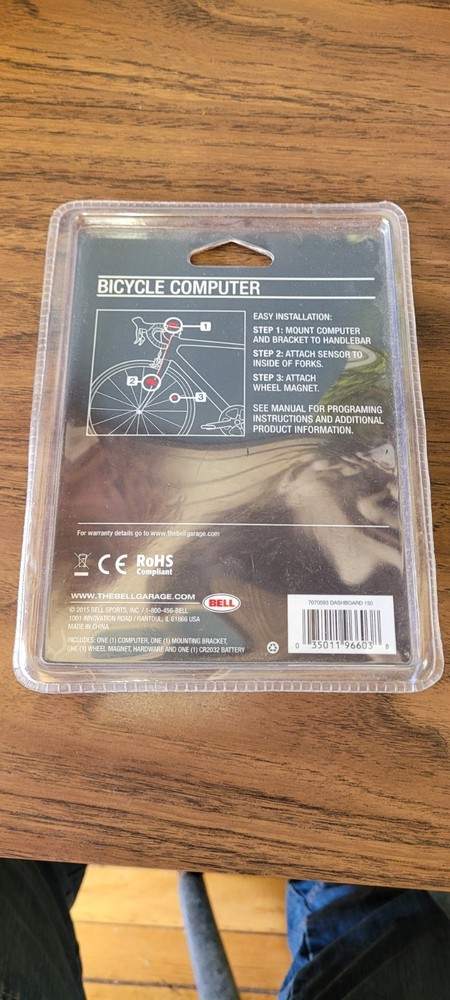 Bell Dashboard 150 Bicycle Computer Speedometer Trip Timer New in Package