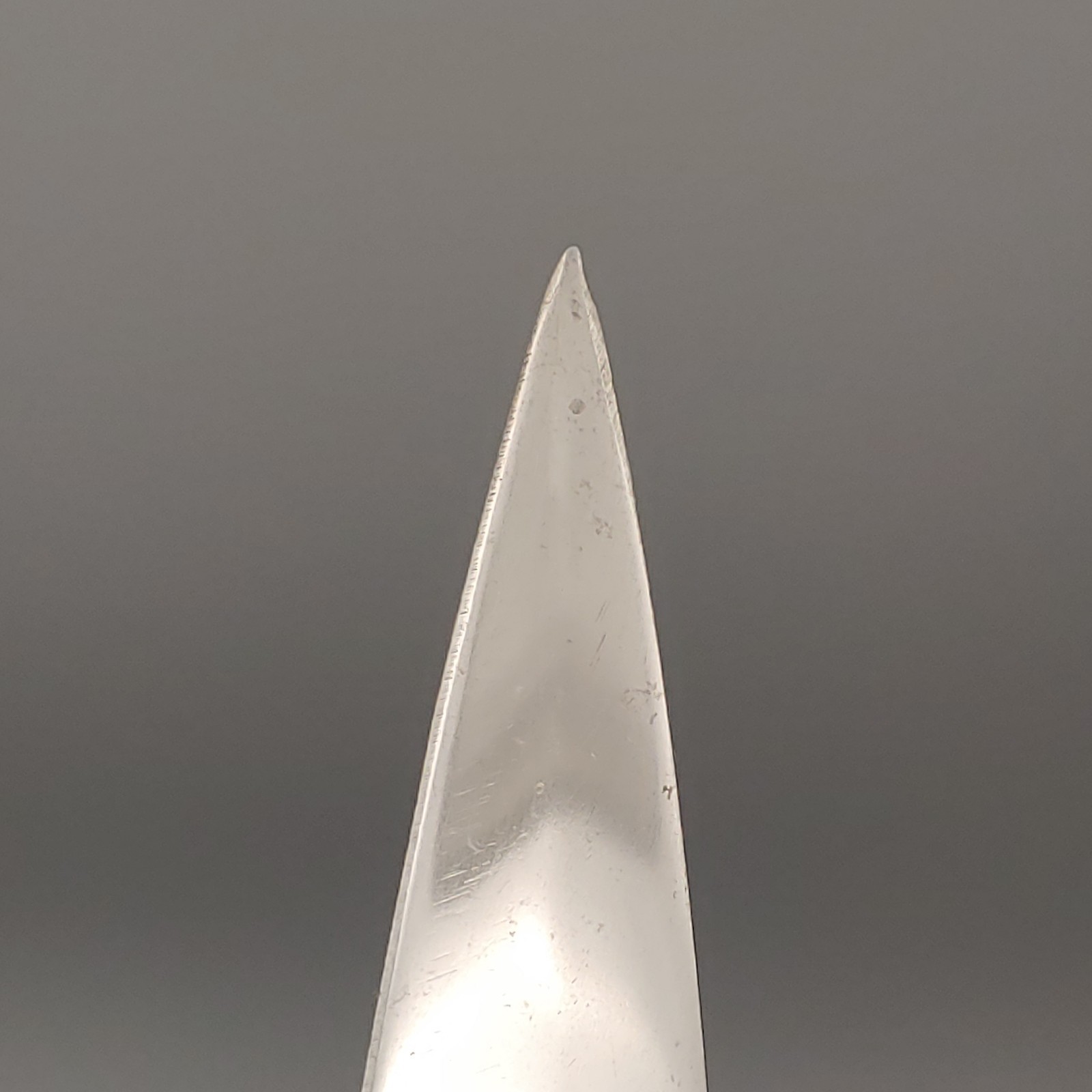 VTG Custom Arkansas Toothpick Knife Dagger w/ Sheath 19" walnut/brass handle 12"