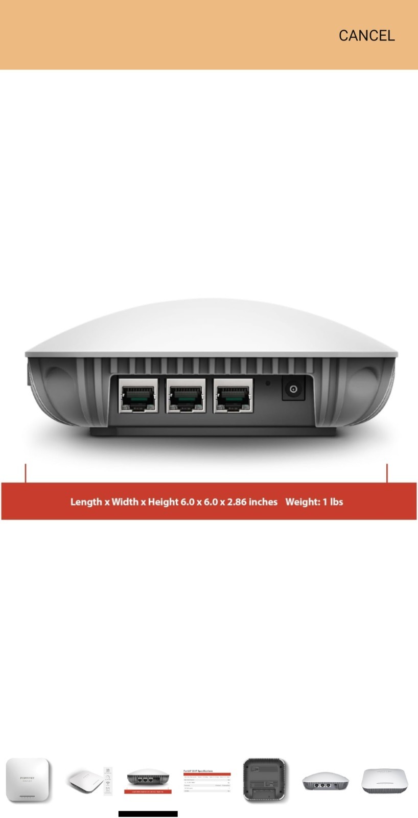 Fortinet FortiAP 231F Wireless Access Point *Tested*