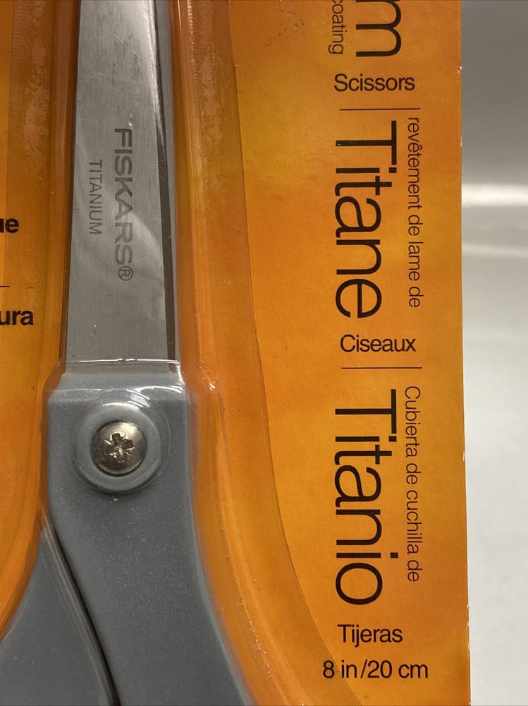 fiskars titanium non-stick scissors 8 inch