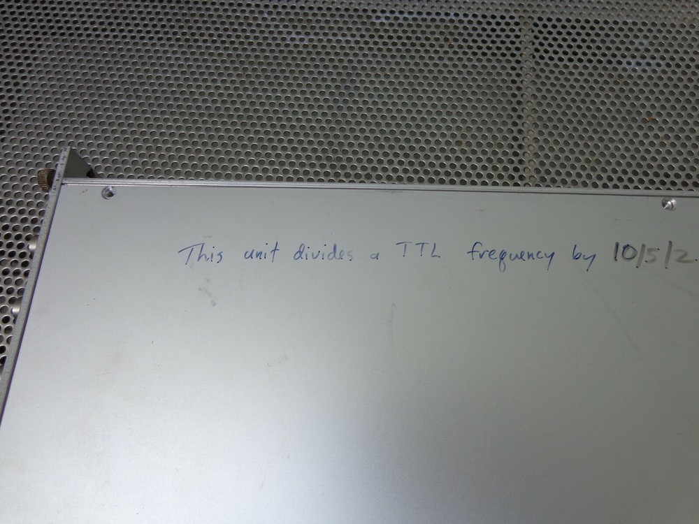 TTL Frequency Voltage Divider 10/5/2 Module Plug-In EV WWS