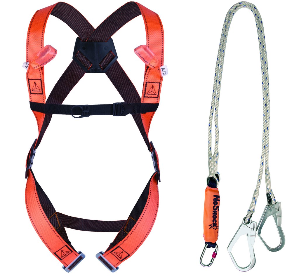 Delta Plus Froment ELARA280 Scaffold Fall Arrest Kit Harness Rope Fixing Hooks