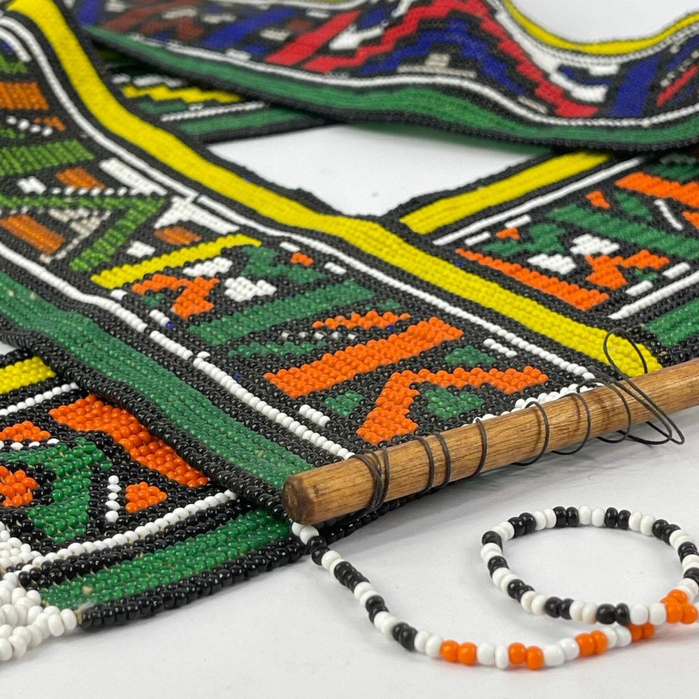Ndebele Beaded Wedding Veil MATTER COLLECTION