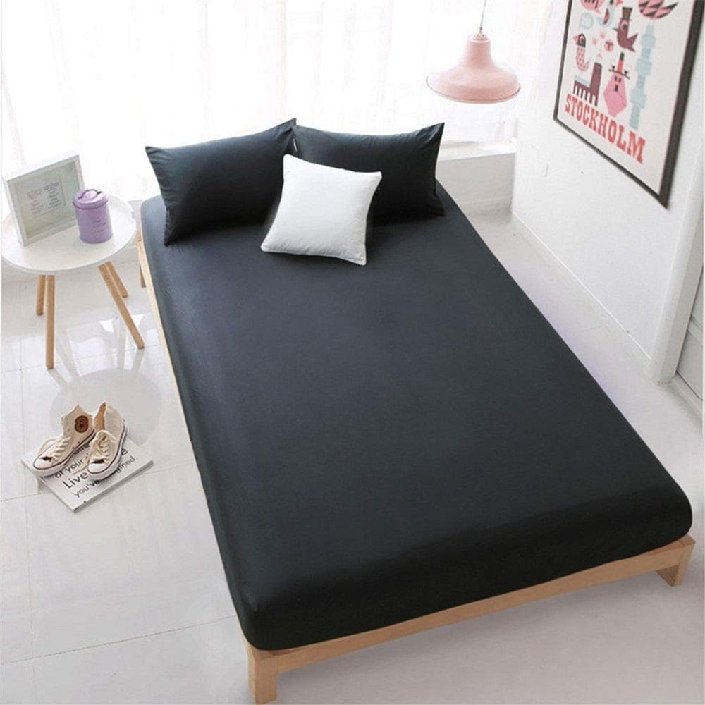 Fitted Sheet Bed Sheets 100% Poly Cotton Single 4FT Double King Super King Size