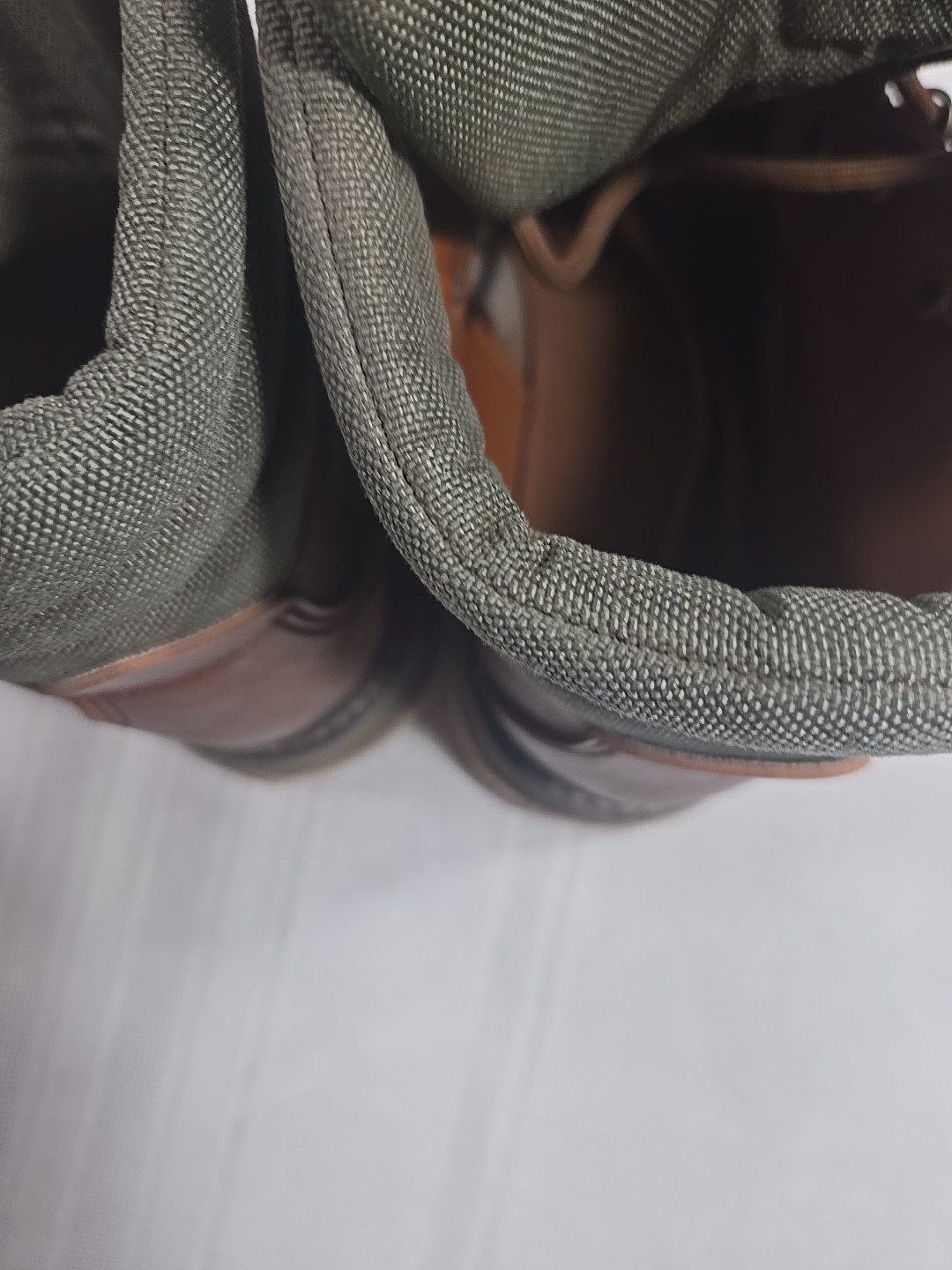 Simms River Wading Boots Felt Sole Leather Size 7 Brown/Green