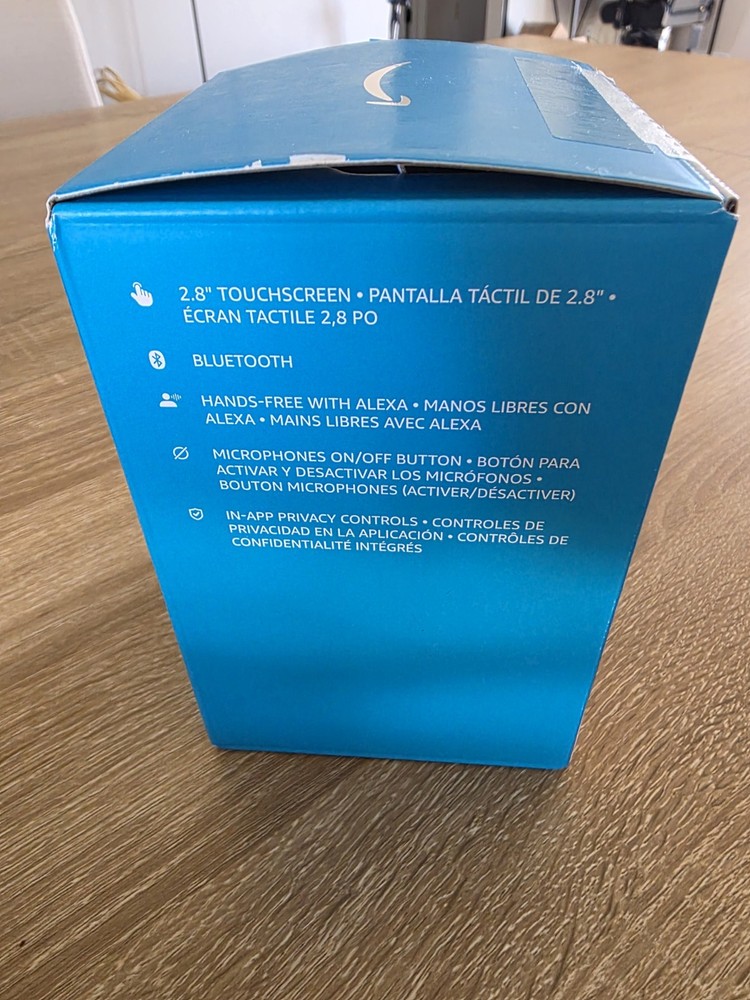 Amazon Echo Spot Smart Alarm Clock - Ocean Blue