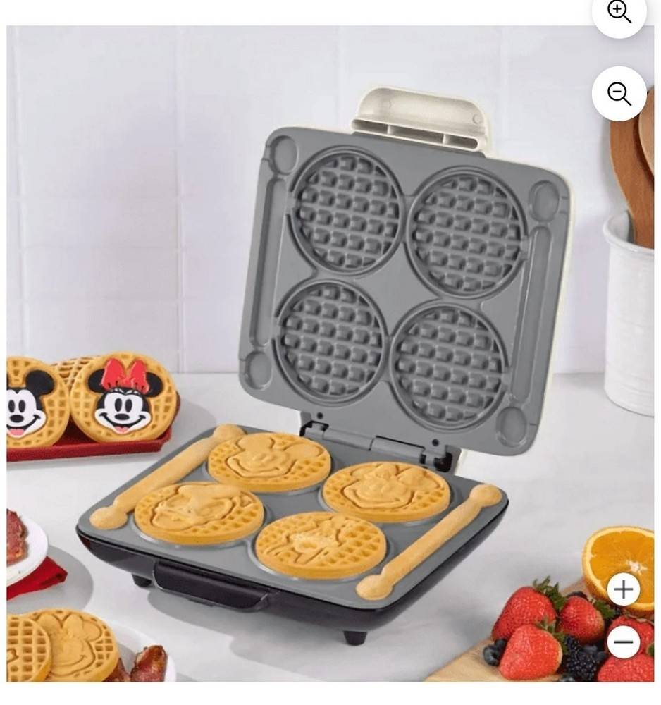 Dash Disney Mickey & Friends No-Drip Waffle Maker New
