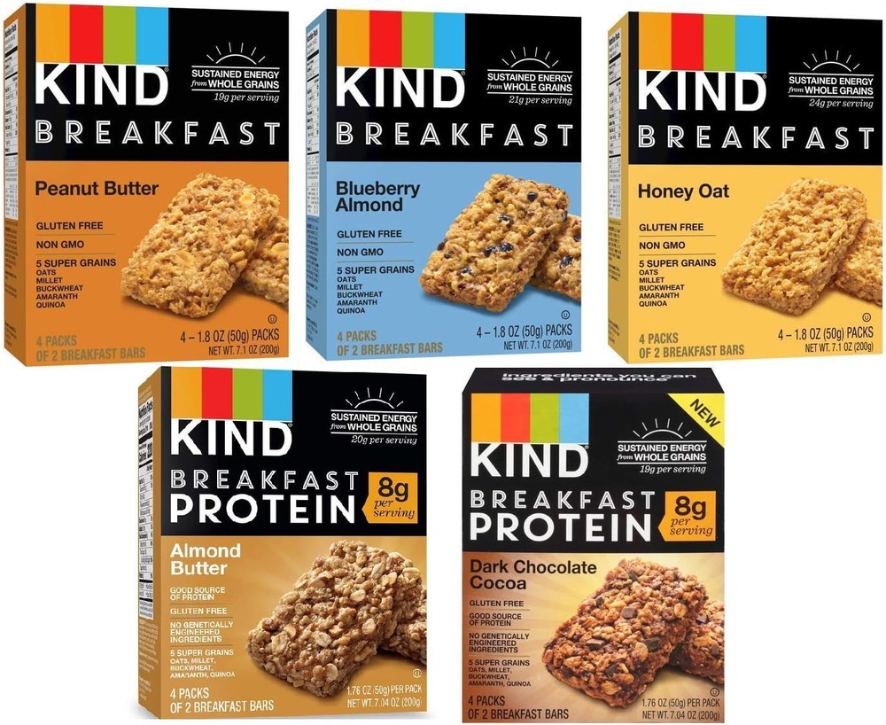 Kind, Breakfast Bars, Variety Pas