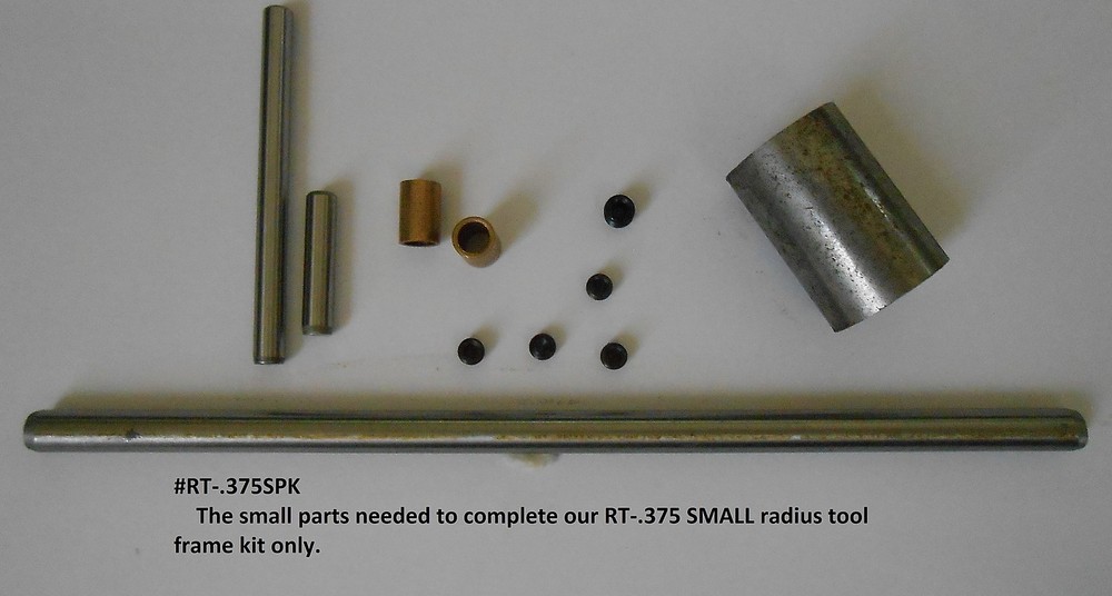Small parts kit (ONLY) -  for RT-.375 SMALL radius tool frame kit