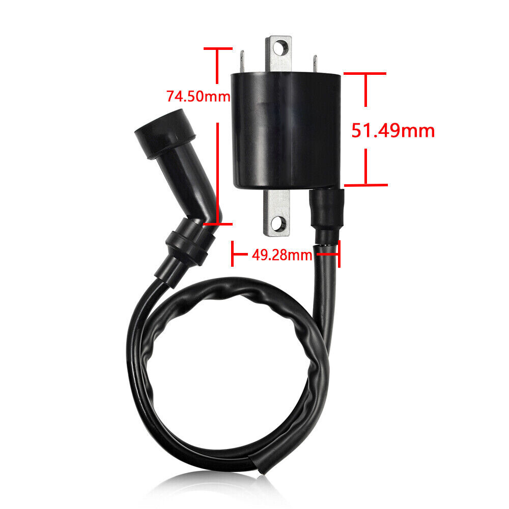 Ignition Coil Pack Spark plug W Cap For Yamaha V Star 1100 XVS1100 1999-2009 R+L