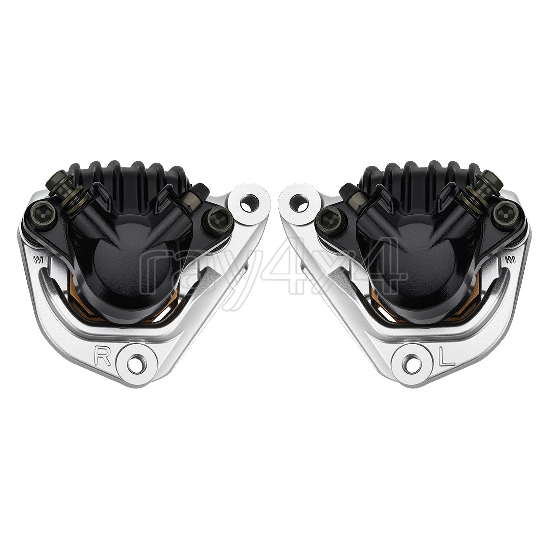 For Honda GL1000 Goldwing 1000 Front Left Right Brake Caliper & Pads 1975 - 1977