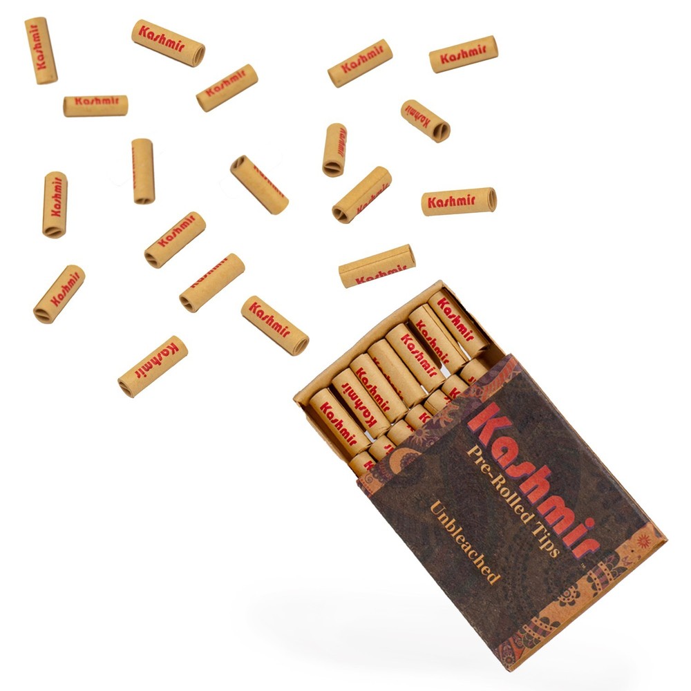 Filter Tips Unbleached Pre Rolled Filter Tips 20 Packs - 21CT each Rolling Tips
