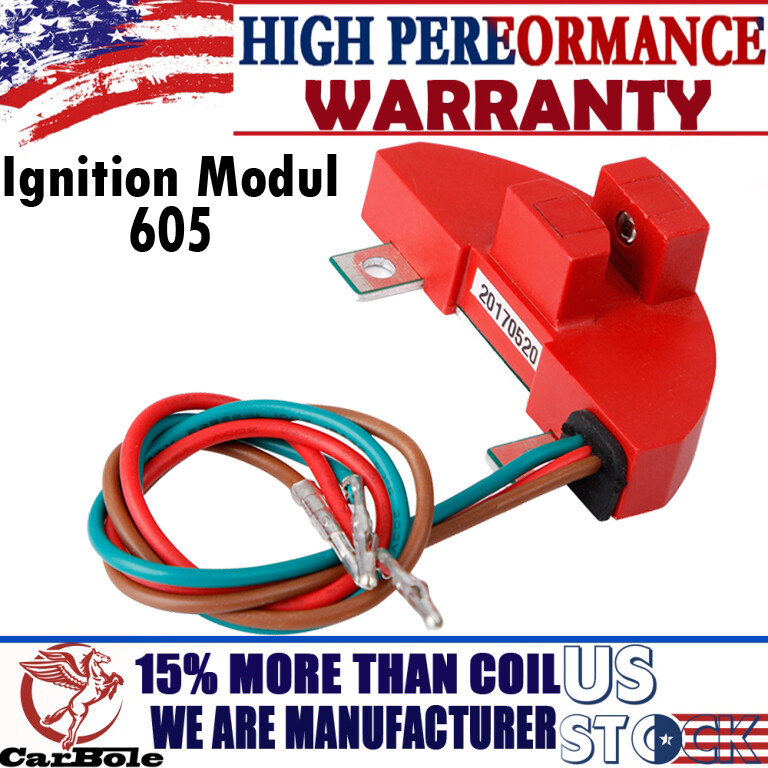 Red Ignition Module 605 Unilite E-Spark 37 38 45 46 for Mallory Distributors US