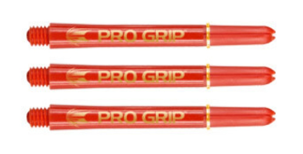 Target Pro Grip Polycarbonate Shafts - Red & Gold Medium