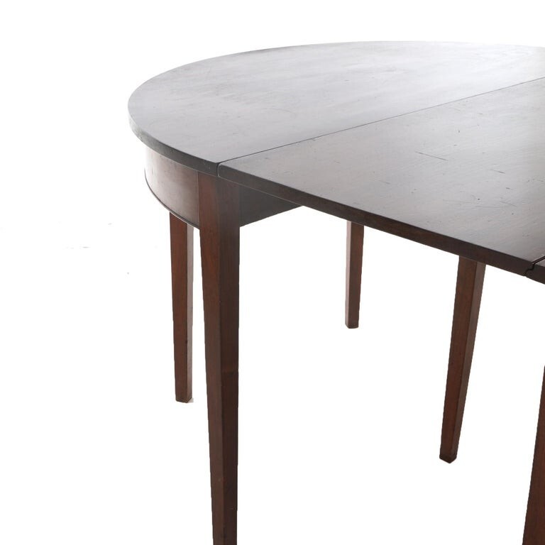 Hepplewhite Three Section Mahogany Banquet Table c1830
