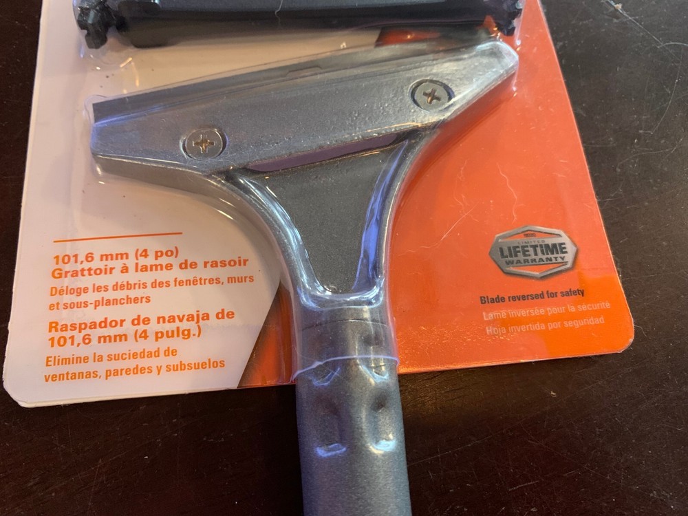 4" RAZOR SCRAPER remove debris from windows/walls/subfloors Ridgid FT5001 New!