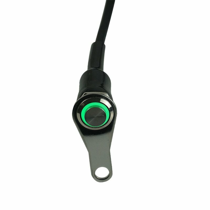 Stainless steel motorcycle horn switch handlebar installation waterproof button