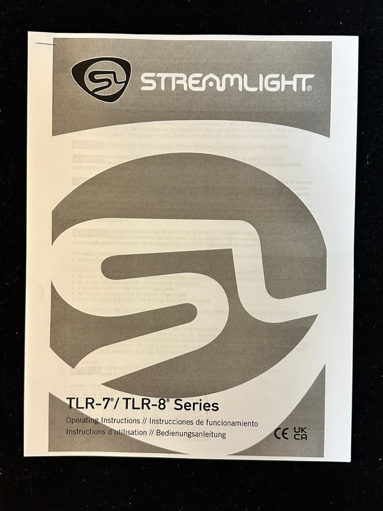 STREAMLIGHT TLR-7 Weapon Mounted Tactical Flashlight with EXTRAS! Nice!! 110