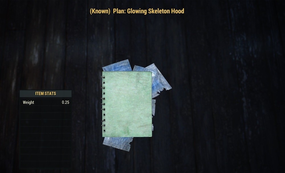 (Xbox) Glowing Skeleton Hood Plan