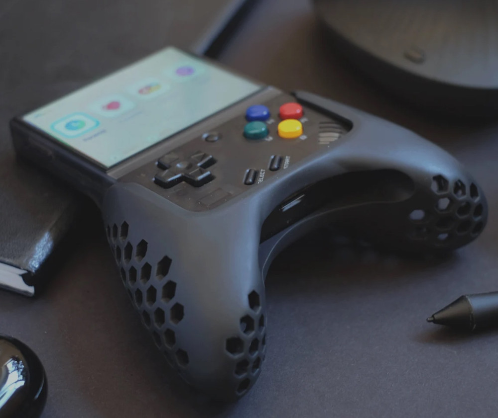 3D Printed Handhold Controller Holder Display Grip Handle For Miyoo Mini Plus
