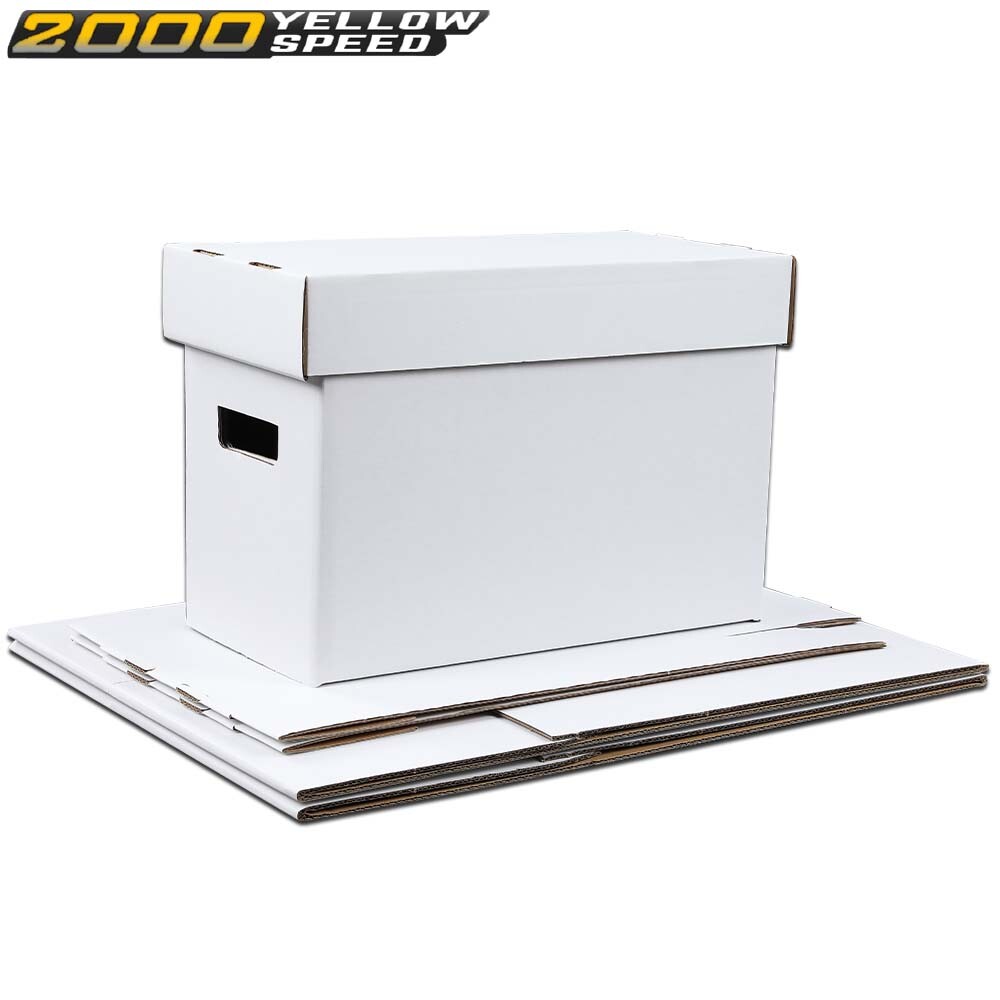 3Pcs Comic Books Storage Boxes Short Holds 150-175 Stackable Durable Archive