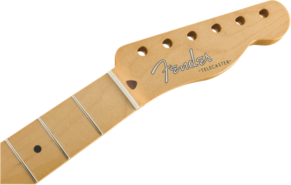 Genuine Fender 1951 Telecaster/Tele Neck, Fat U Shape, Narrow Tall Frets, Maple