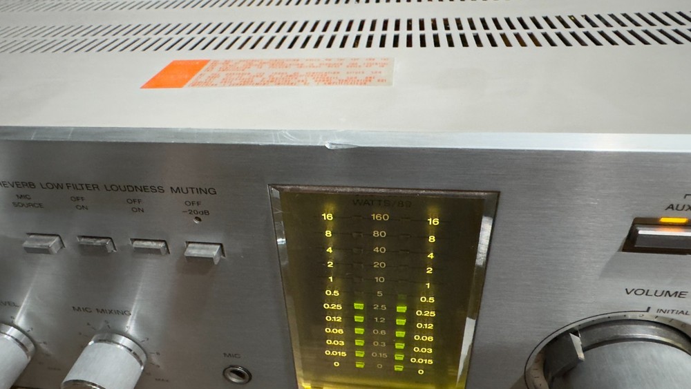 Sony TA-636 Integrated Stereo Amplifier – Serviced – Working – Read Description-