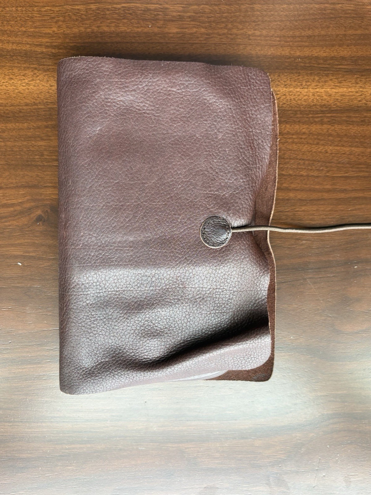 Linshi Tasks Leather Travel Wallet Organizer - Brown