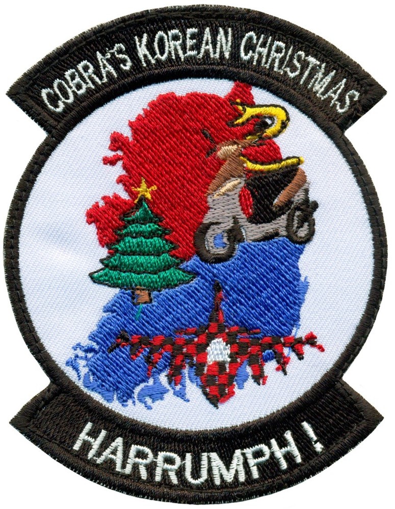 USAF 36th FIGHTER SQUADRON – COBRA’S KOREAN CHRISTMAS  PATCH