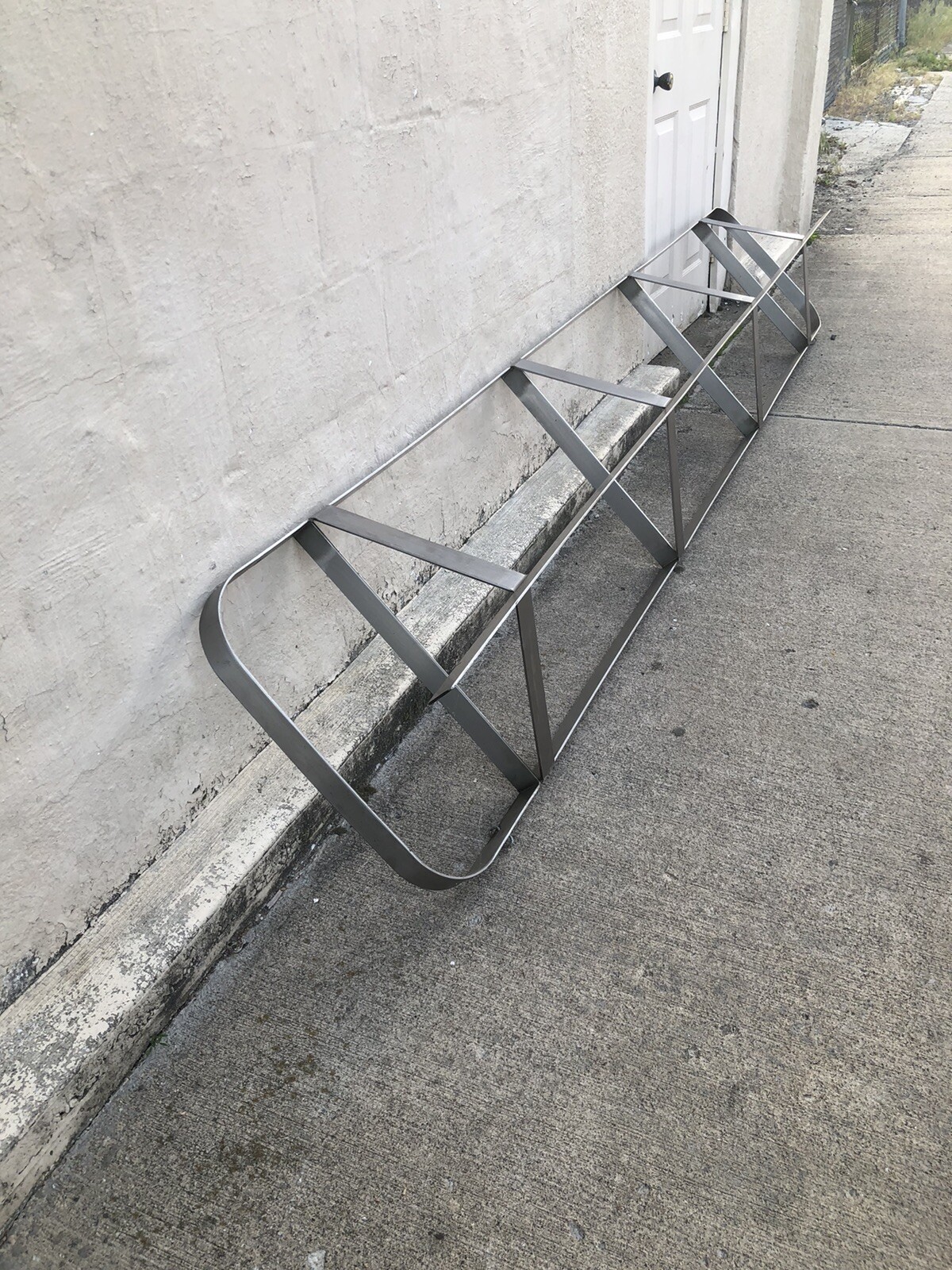 Stainless Steel Hanging Pot Rack Commercial Kitchen 120" Ten Feet Long