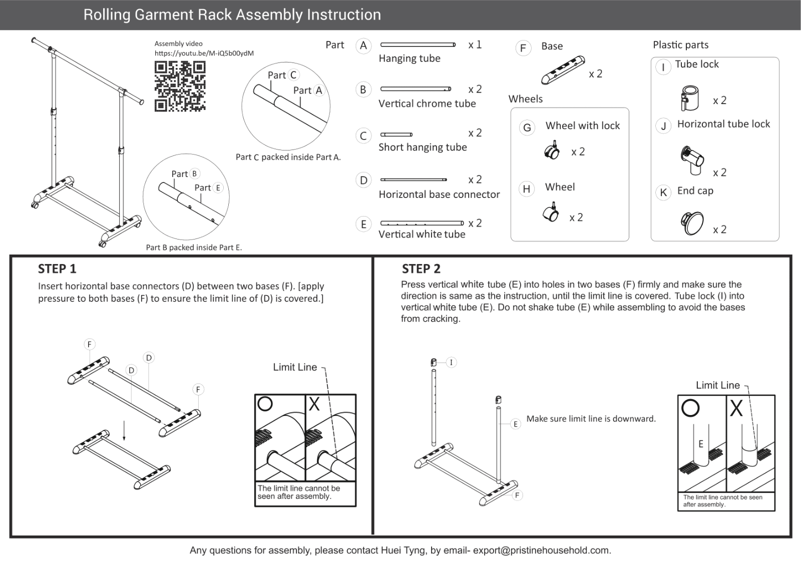 Heavy Clothes Hanger Adjustable Height Rolling Garment Rack Metal Chrome White