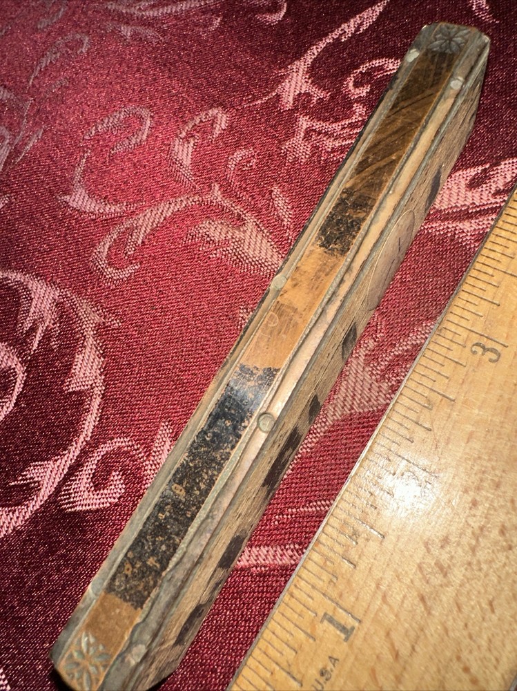 Printing Block “ Decorative Border Edge “ Copper Face