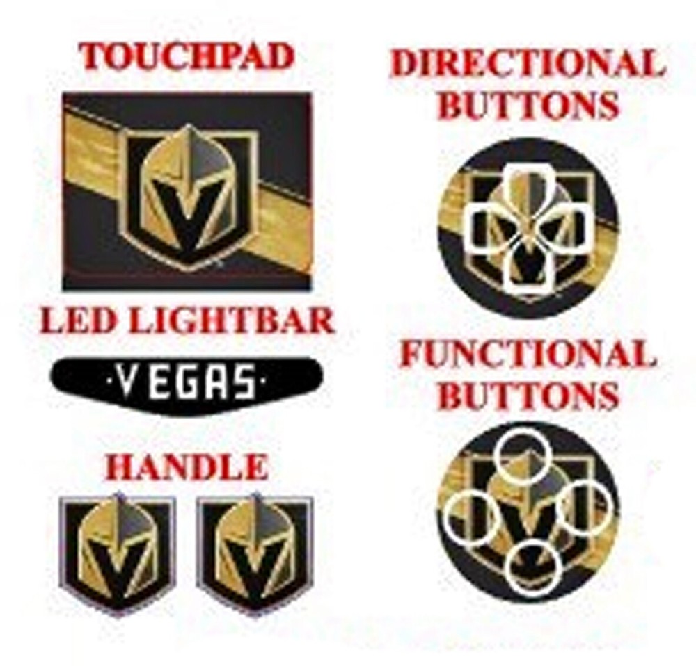 Personalized PS4 Controller Custom Ordered Decal Set