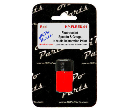 Fluorescent Red Speedo & Gauge Needle Restoration Paint