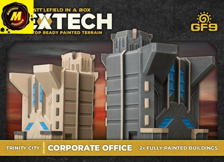 Hextech: Trinity City - Corporate Office x2 - GF9 HEXT02 - Battletech