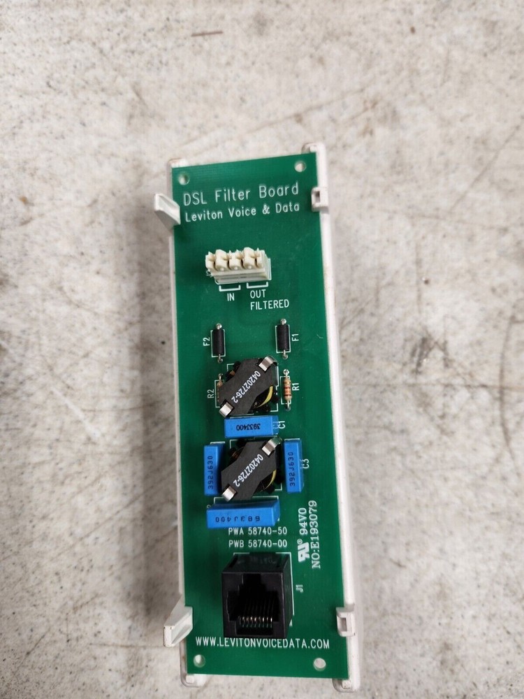 Leviton DSL Filter Module With Bracket Used