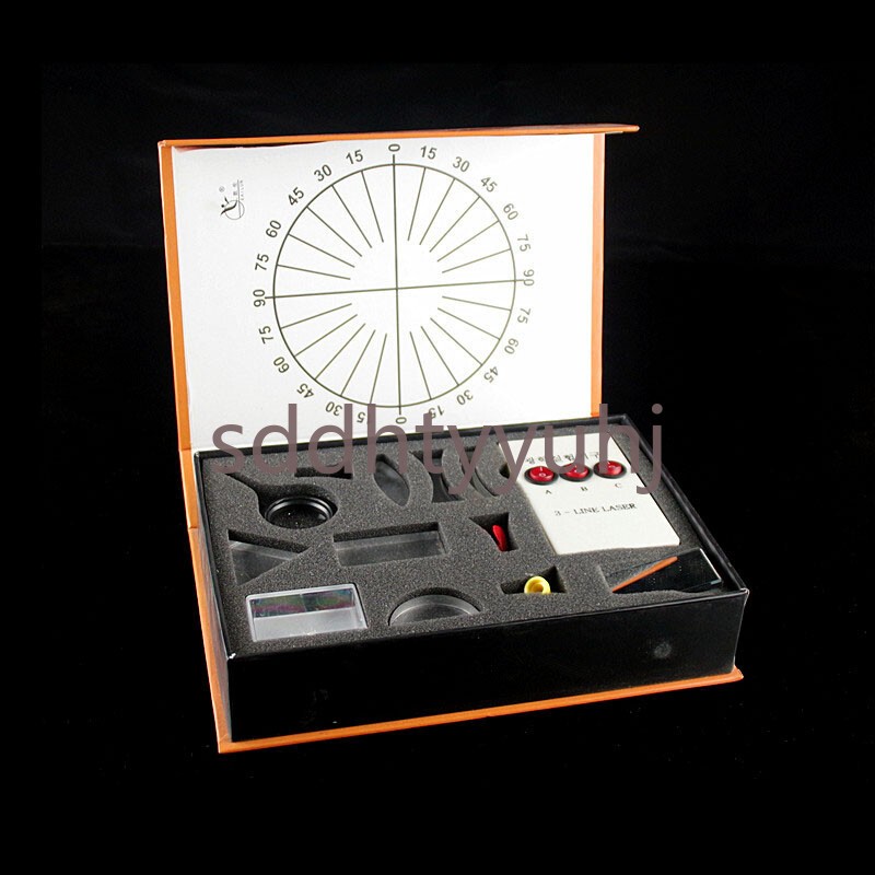 Triangular Prism Convex Lens Optics Set Physical Science Optical Experiment Box
