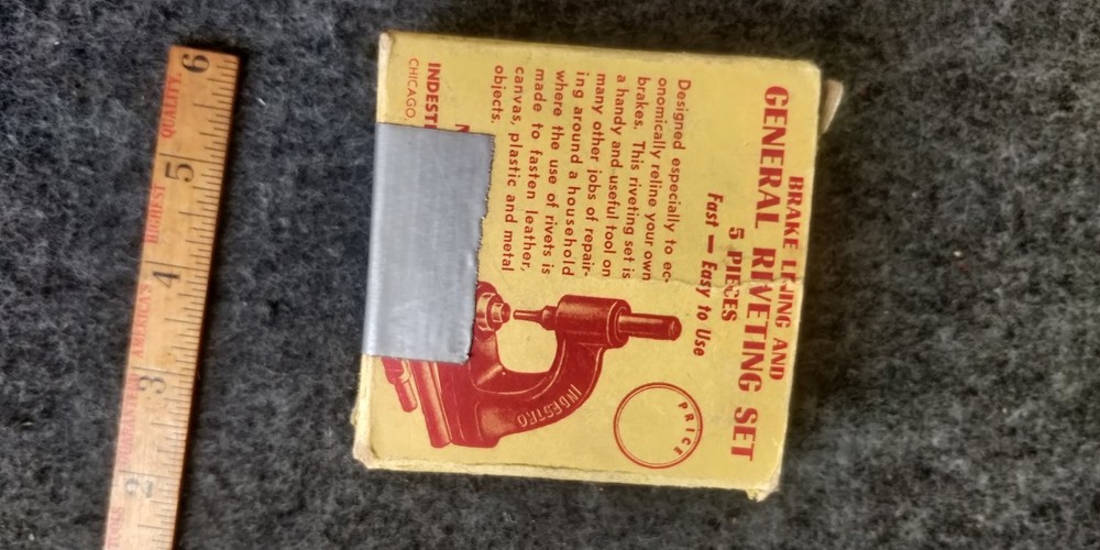 Indestro Brake Lining And General Riveting Set #824