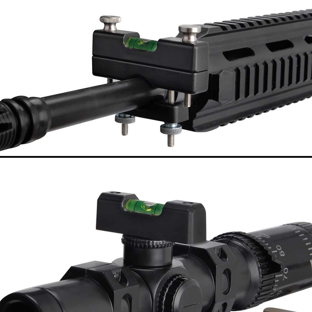 Bubble Level, Scope Mounting Kit, Precision Scope Level Bubble Clip& Levels&Case