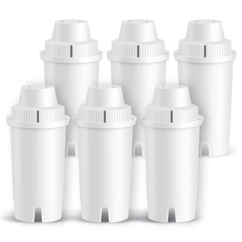 ICEPURE Pitcher Water Filter, Replacement for Brita, Mavea 107007, ob03, 6Pack