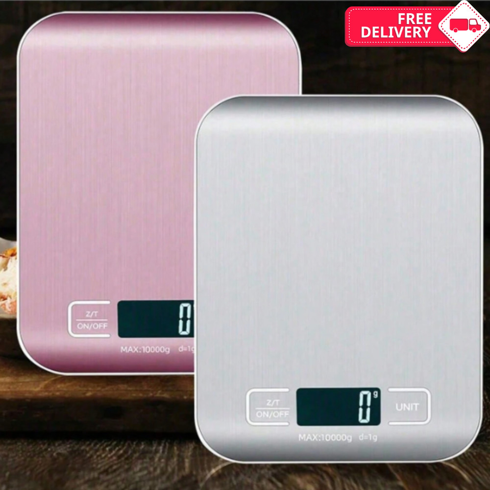 Kitchen Electronic Scale High-Precision Food Scale with Stainless Steel Platform