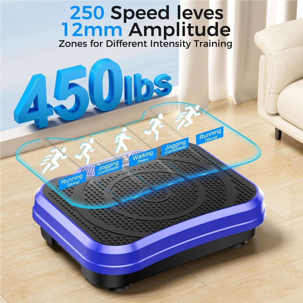 Vibration Plate Exercise Machine,Vibration Plate for Lymphatic Drainage Power...