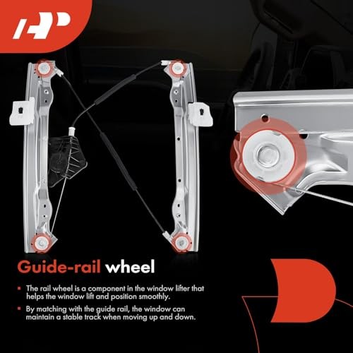 Electric Power Window Regulator Without Motor Compatible Front Passenger(RH)