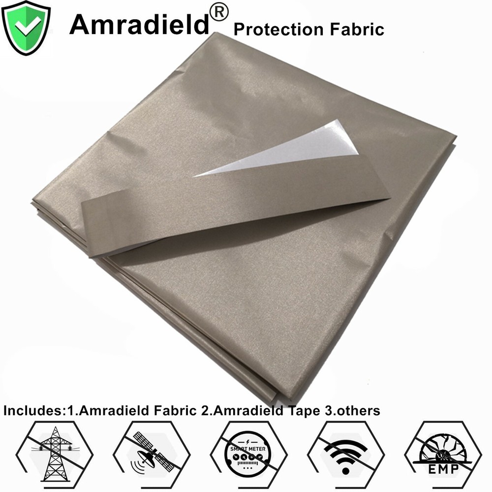 Military Grade 5G EMF RF Blocking Fabric for E-magnetic Shielding Effectiveness