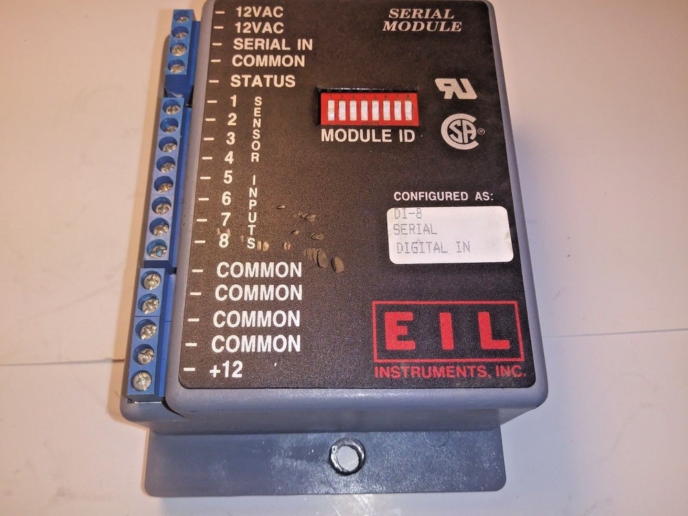 EIL Serial Module, Configured as DI-8 Serial Digital In, HVAC